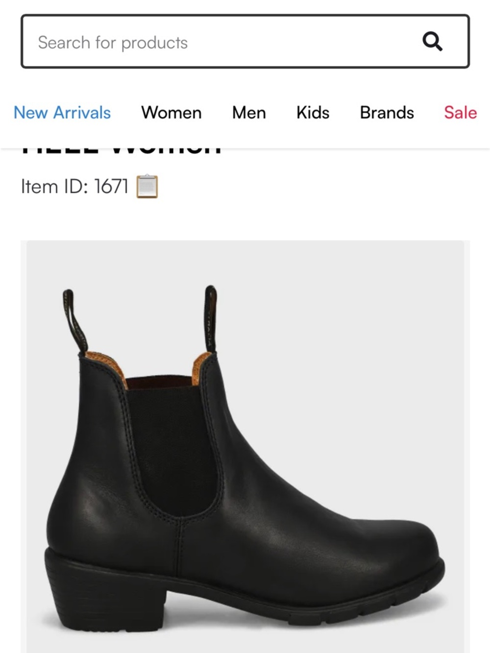 Blundstone Women's Series #1671 Heel 9.5